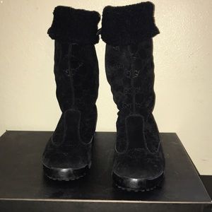 Suede Gucci Boots